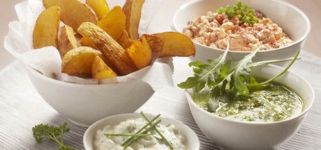 Americké brambory se třemi výjimečnými dipy :)