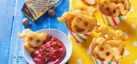 Bramborové tvářičky s domácím kečupem